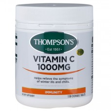 Thompson's 汤普森 天然维生素C咀嚼片 1000毫克 150片 